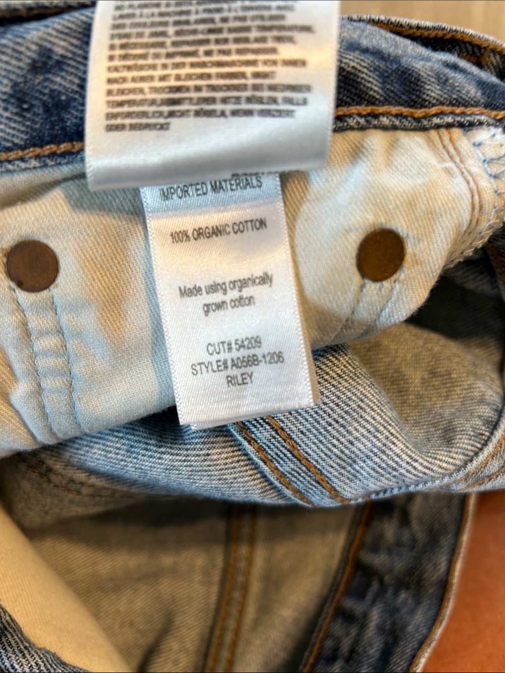Agolde Riley Straight Jeans Size 24 - Picture 13 of 13